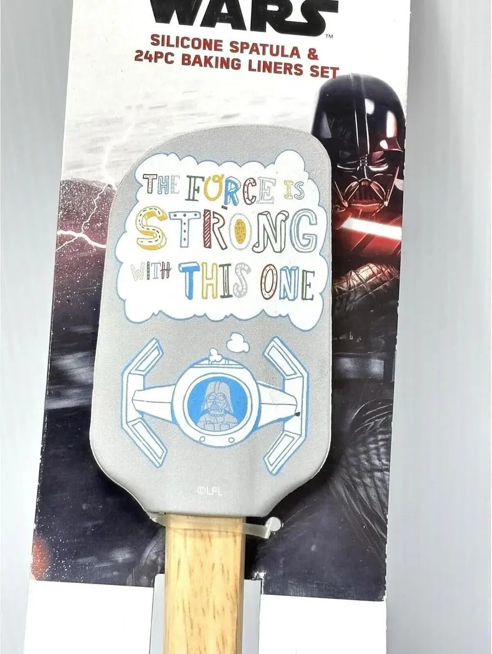 Star Wars Kitchen Set Yoda Quote Silicone Spatula Baking Cupcake Liners Gift Set